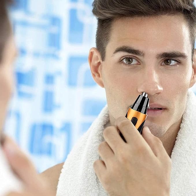 Nose Hair Trimmer for Men-Professional Painless Ear and Nose Hair Trimmer for Men Women Electric Nose Hair TrimmerWaterproof Dual Edge Blades for Easy Cleansing