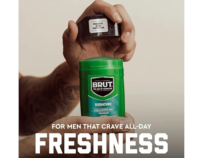 Brut Deodorant Signature Scent 2.7 Oz. (Pack of 11)