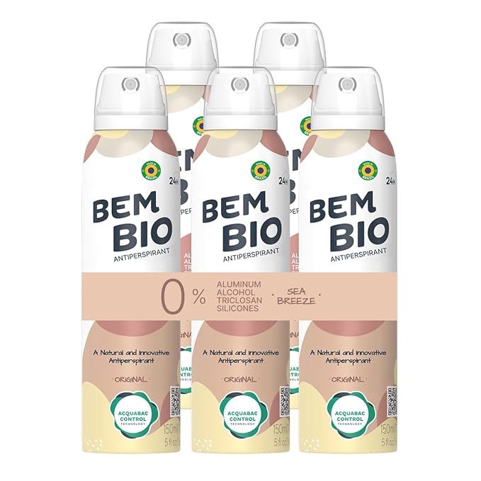 Original Biotranspirant Deodorant Natural Aluminum-Free Vegan 24-Hour Protection 150ml (5.07 fl oz)