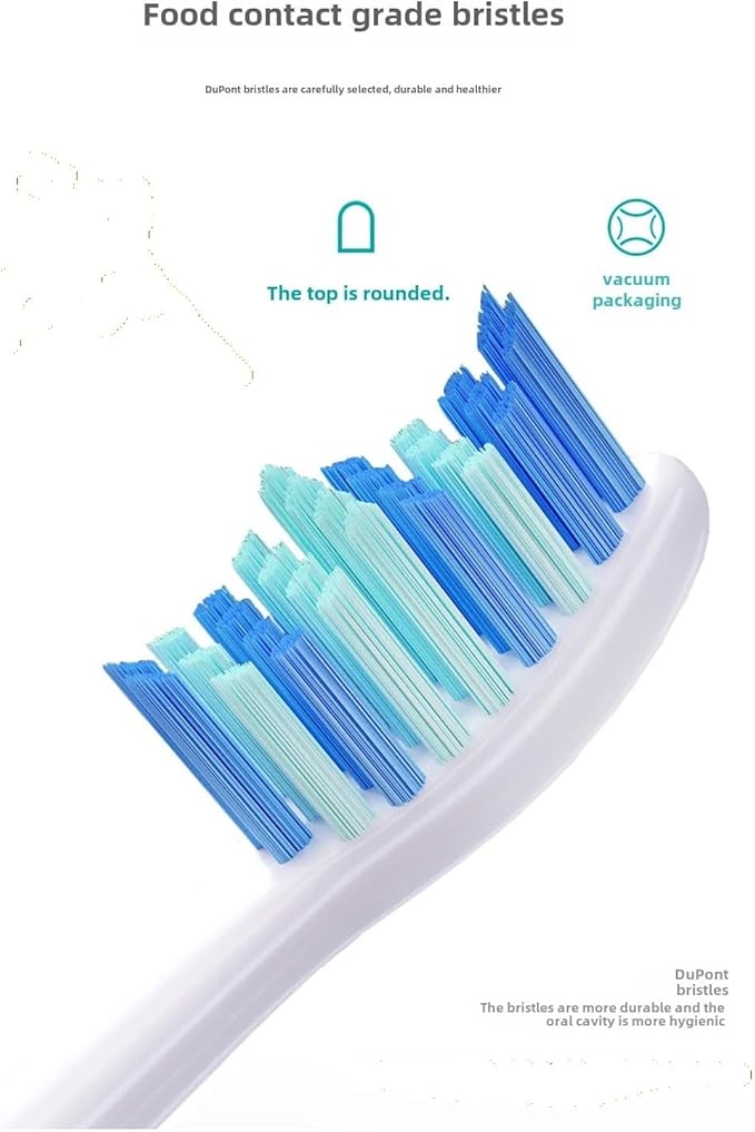 4 Pcs Replacement Brush Heads Compatible for HiLink Lebooo Electric Toothbrush Head Teeth Cleaner and Plaque Removal with Dust Cover(Pink)