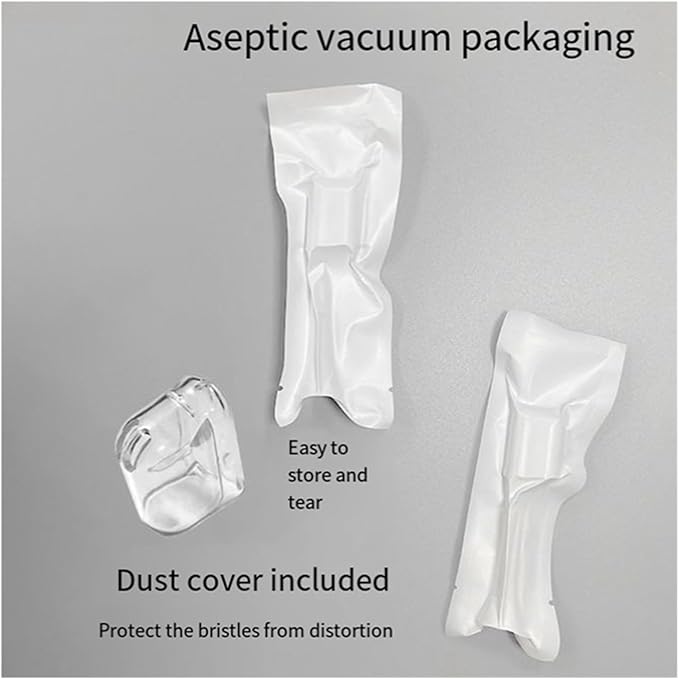 Compatible for Laifen Full Range Replacement Electric Tooth Brush Heads Clean Version(As Shown Bright Whit)