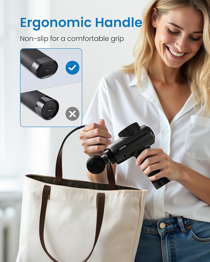 RENPHO Massage Gun with Heat and Cold Massager with Bluetooth