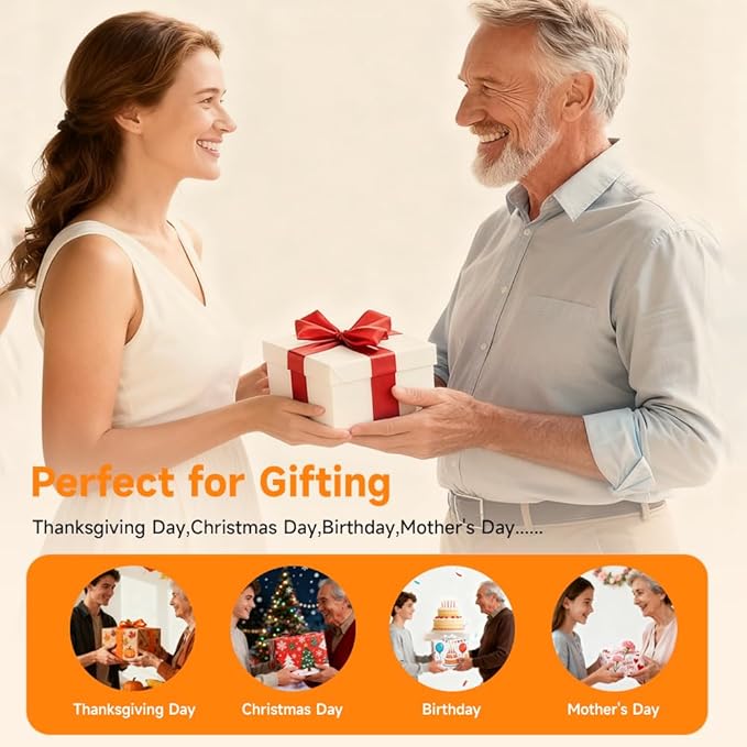 Hand Massager Cordless Hand Massager for Arthritis and Carpal Tunnel Gift for Men Women Parents Relaxation at Office