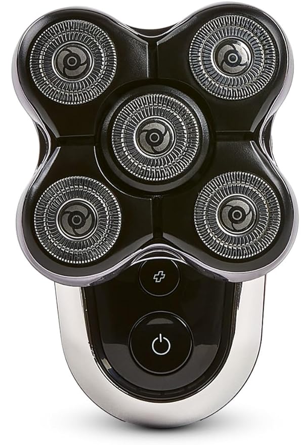 Remington Balder Boss Electric Razor for Head XR7120 - Premier Wet/Dry Bald Head Shaver Japanese Steel Blades Cordless Rechargeable Effortless Head Shaving with Precision Dual Track Heads