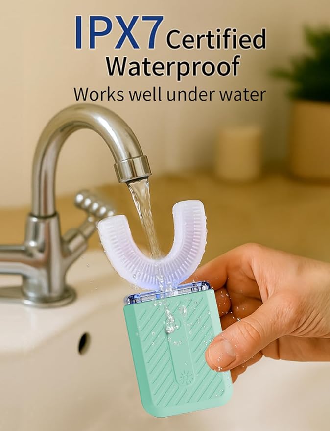 U-Shaped Electric Toothbrush for Adults Electric Toothbrush with IPX7 Waterproof