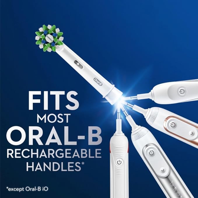 Oral-B CrossAction Electric Toothbrush Replacement Brush Heads Refill 2ct (Packaging may vary)
