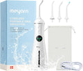 Professional Cordless Water Flosser 6Gear Professional Dental WaterFlosser with 3 Jet Tips Oral Care for Braces Bridges Care 350ML IPX7 Waterproof