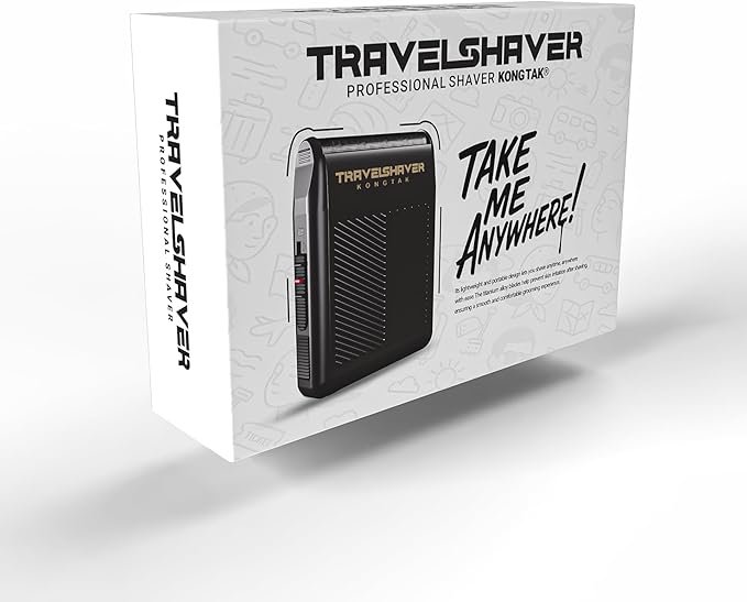 Solo Single Foil Pocket Shaver | Travel Shaver for Professional &amp Home use | 120 Min Runtime Cordless use Powerful USB-C (Black)