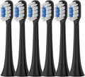 Replacement Brush Heads Compatible for T301 T302 T501 /501CSonic Electric Toothbrush Head Soft Bristle Nozzles(T301-302-BK-6Pcs)