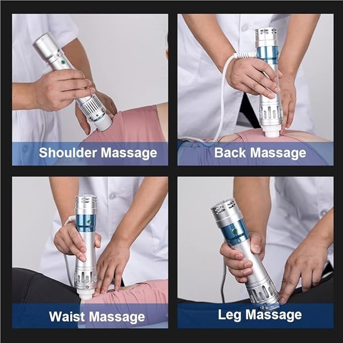 Extracorporeal Shockwave Therapy Machine ED Shock Wave for Erectile Dysfunction &amp Treatment and Relieve Pain with 7 Massage Heads