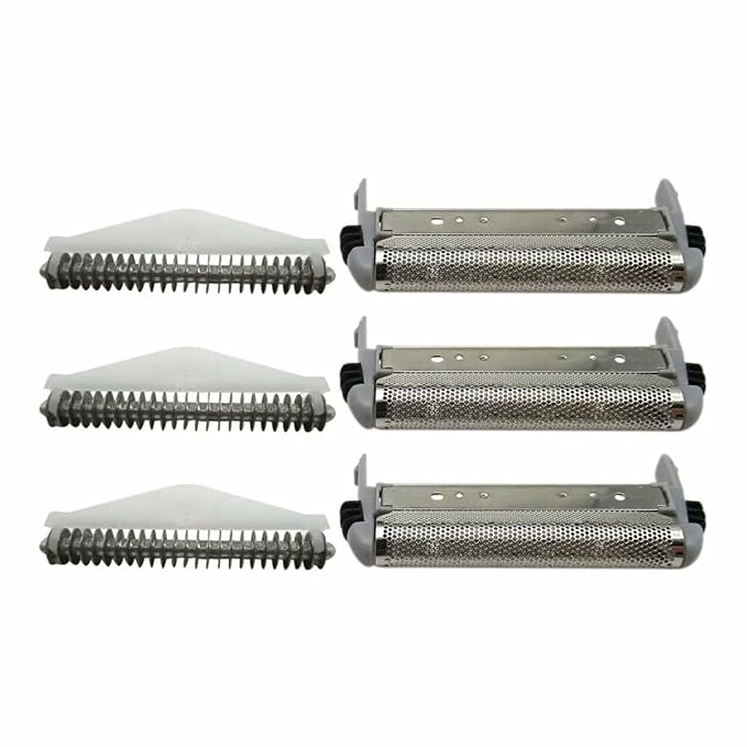 SP-93/SP-94/MS3 Series Shaver Foil Screens &amp Cutter Blade Head Replacement for Remington's Microscreen 3 TCT Foil Shavers MS3-2000 MS3-2700 MS3-3000 MS3-3500 MS3-3700