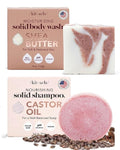 Kitsch Shea Butter Body Wash Bar &amp Castor Oil Shampoo Bar