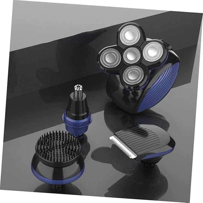 SAFIGLE Beard Clippers with Floating Blades USB Rechargeable Electric Trimmer for Fast Hair Removal Wet Dry Use Suitable for Men Facial and Head Shaving