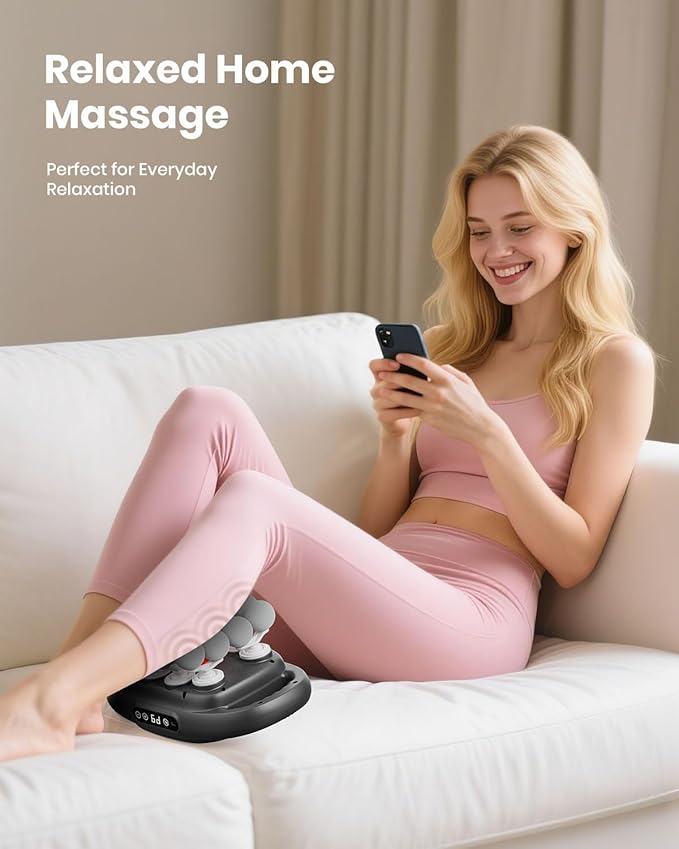 16-Head Massage Gun Deep Tissue Back Massager with 99 Adjustable Intensities &amp 9 Modes Electric Percussion Massager Gun Tool for Back/Shoulders/Legs/Arms/Neck (16 Head)
