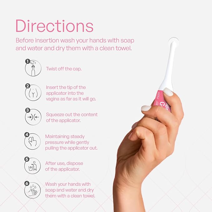 Szio+ Utiva Vaginal Gel - 7-Prefilled Applicators to Help Maintaining Natural Acidity &amp Increasing Vaginal Moisture to Alleviate Dryness &amp Discomfort