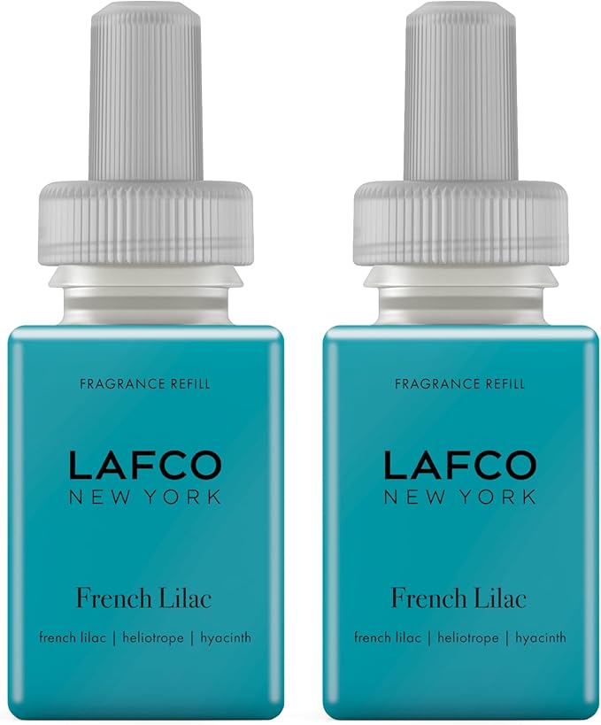 LAFCO New York Pura Smart Device Refill French Lilac - Pack of 2 - Each Vial Delivers Up to 2 Weeks of Fragrance Life - Made in the USA