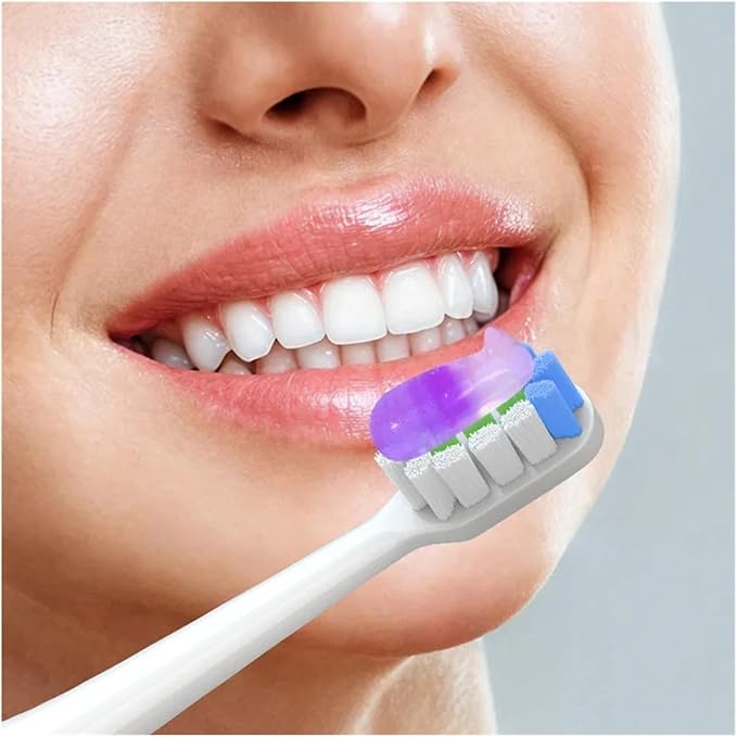Compatible SNP1 Electric Toothbrush Replacement Brush Head SN-P1 Bright White(Dark Grey)
