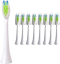 Replacement Toothbrush HeadsCompatible with Philips Hx6015 Bh1022 Hx6062 Electric Tooth Brush Heads(3color-2A-8pcs)