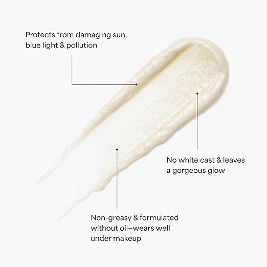 TULA Skincare Protect + Glow Daily Sunscreen SPF 30 for Dullness &amp Sun Protection with Prebiotic Extracts &amp Probiotic Superblend 1.7 FL OZ