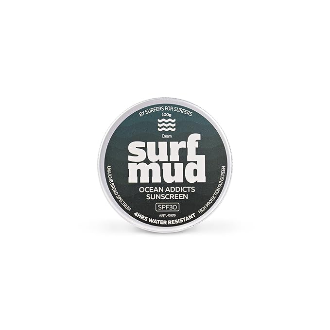 Ocean Addicts SPF30 Sunscreen 100g SURFMUD Australia