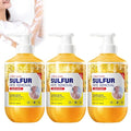 Shower Gel And Refreshing Soothes Deep Clean Gentle Daily Body Clean Sulfur Soap Liquid Shower Gel Full Body Care For Men And Women (16.9Fl.Oz/500Ml) (3 Packs)