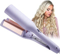 V Shape Curling Iron 32mm Hair Deep Waver Adjustable Temperature Locking Button Hair Curler Ceramic Big Waves Crimper Hair Iron Styling Tool