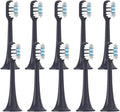 10pcs Replacement Brush Heads Compatible for T300/T500/T700 Electric Toothbrush Soft Bristle Nozzles with Caps Vacuum