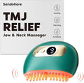 TMJ Relief Products Jaw TMJ Relief Massager Vibration and Heating Ergonomic Multi-Needle Design TMJ Massage Tool Effective Jaw &amp Neck Pain Grinding and Clenching Teeth Relief (Green)
