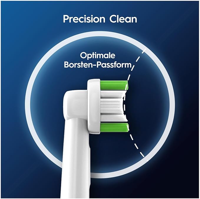 Oral-B Pro Precision Clean Replacement Toothbrush Heads for Electric Toothbrush Pack of 8 Teeth Cleaning with Innovative X-shaped Bristles Original Oral-B Toothbrush Attachment Designed in Germany