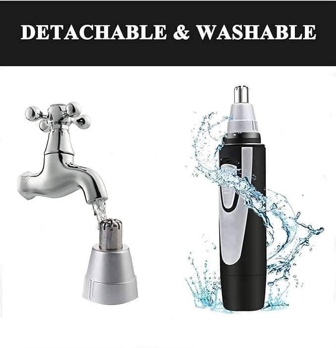 Nose Hair TrimmerNose and Ear Hair TrimmerProfessional Painless Ear Nose Hair Trimmer Clippers for Men and WomenWaterproof Dual Edge Blades