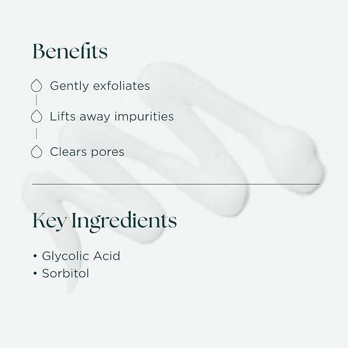 Marini SkinSolutions Bioglycolic Face Cleanser - Gentle Resurfacing Facial Wash with Glycolic Acid - Non Foaming Non Irritating - Cruelty Free - Made in the USA - 6 fl oz