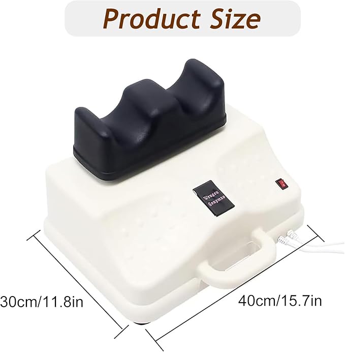 Swing Foot Massager Portable Electric Aerobic Exerciser 10 Gear Speed Adjustable Relax Pain ReliefFitness Blood Chi Machine with Controller