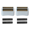 2-Sets Replacement Shaving Head &amp Cutter Blades with Hypo-Allergenic Gold Foil Head Compatible for Andis 17150(TS-1)/17155/17200