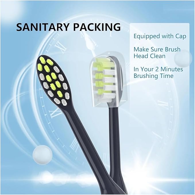 Compatible for 4Pack Replacement Toothbrush Heads Compatible with Ph One Soni Care Electric Head HY1100 HY1200 BH1022(Miami Coral)