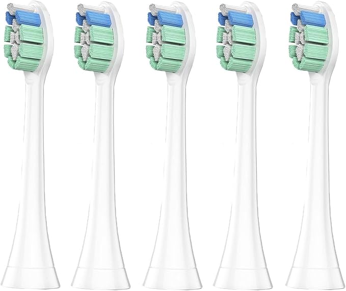 Toothbrush Heads Plaque Defence Replacement Electric HeadCompatible for PH C2 Optimal(5PCS)