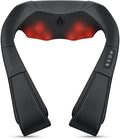 Medcursor Neck Massager - Portable Electric Neck and Back Massager with Heat Deep Tissue 3D Kneading Pillow for Muscle Pain Relief Ideal Father’s Day Gift Not Cordless