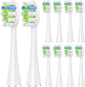 Compatible for 10 Pcs Replacement Brush Heads(10 pcs WT)