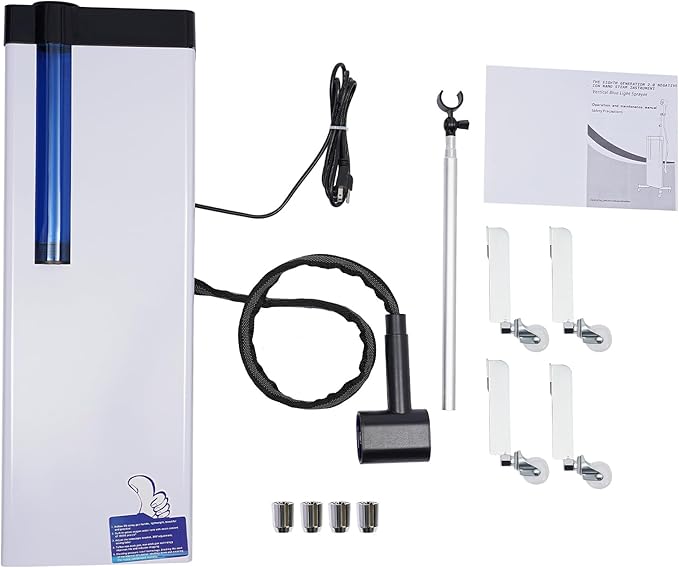 3-in-1 Nano Hair Steamer110V 1300W with 360°Telescopic Rotatable Arm Nanoscale Spray Machine for Hair Care Hair Repair
