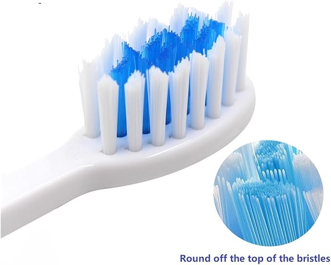 4 Pcs/Pack Replacement Brush Heads Compatible for SG-906/915SG-612/623/628/621/677C5/C6/C8/C9EK6/EK7/EK2 Electric Toothbrush Head(4 Pcs White)