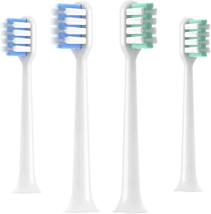 Compatible for Dr-Bei C1/C2/E0/S7 Bet-c01 Electric Toothbrush Replacement Heads Deep Cleaning Soft Bristle Nozzles4/8/16pcs(16 Cleaning Type)