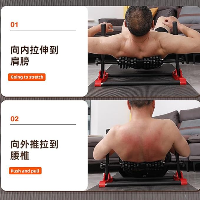 Lumbar Massager Lumbar Exerciser Home Lumbar Support Lumbar Traction Back Stretch Correct Lumbar Spine
