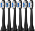 Replacement Brush Heads Compatibility for Xiaomi Mijia T301 T302 T501 /501CSonic Electric Toothbrush Head Soft Bristle Nozzles(T301-302-BK-6Pcs)