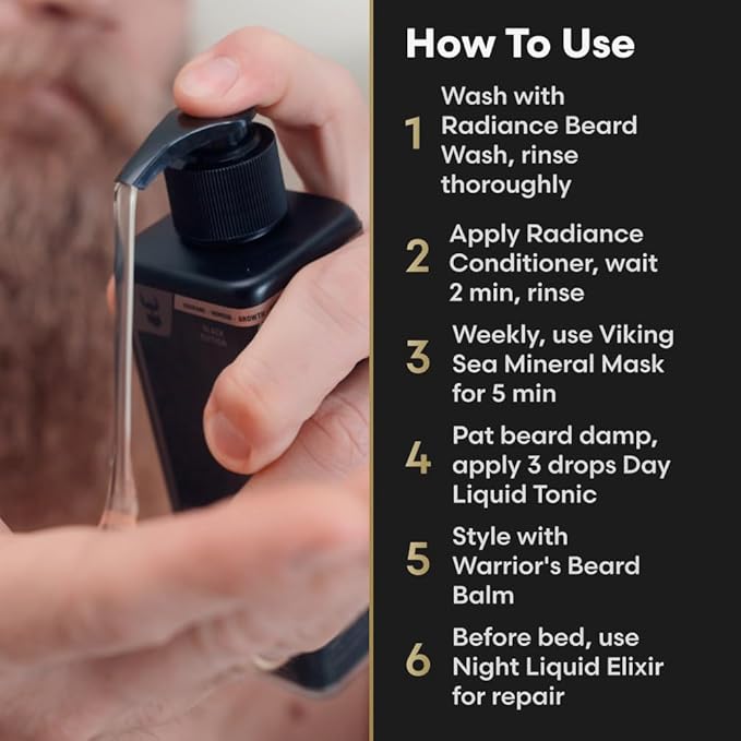 The Complete Beard Growth Kit by Beard Struggle - Mens Grooming Kit with Balm Mask Conditioner Wash &amp Oils - Aesir's Triumph Platinum Collection