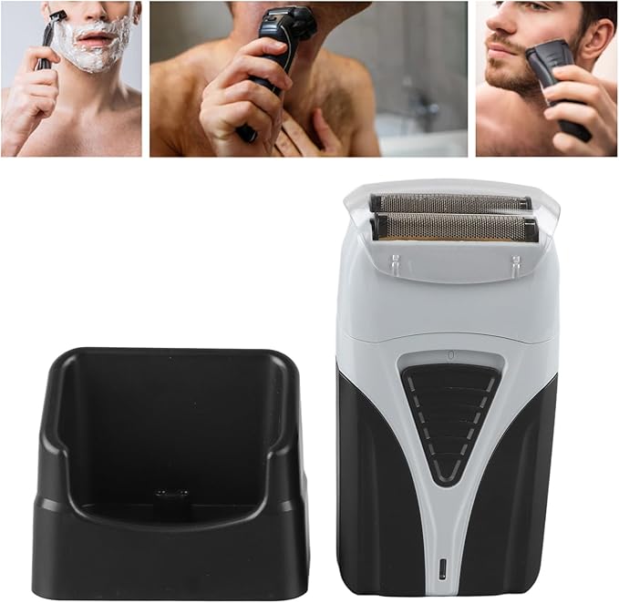 Men Reciprocating Electric Reciprocating Cordless Precision Beard Trimmer Electric for Travel Case