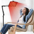 FDA-Approved Red Light Therapy for Body &amp Infrared Light Therapy Lamp (660nm/850nm) with Stand - Adjustable Moldable for Body/Skin Care with Eyes Protection Goggles