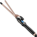 Small Curling Iron 1/2 Inch Long Barrel for Short Hair Ceramic Skinny Curling Wand