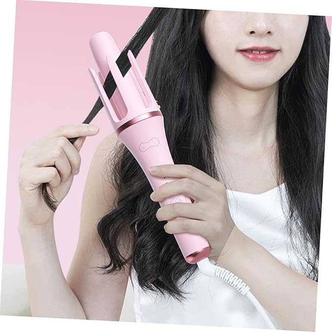 PartyKindom Automatic Hair Curler Curling Wand Electric Wire for Wet Dry Temperature Control Us Plug
