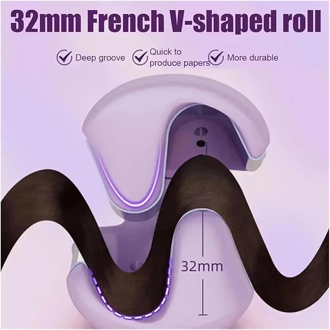 32mm Hair Curler Provides Long-Lasting and Rapid Heating with Adjustable Temperature