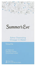 Summer's Eve Douche | Extra Cleansing Vinegar &amp Water | 2-4.5 Fluid Ounces Each | Pack of 5 | pH Balanced &amp Gynecologist Tested