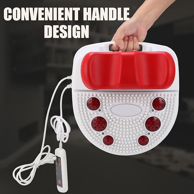 Foot Swing Massager Machine Passive Aerobic Leg Exerciser with Wired Control Adjustable Speed &amp Vibration for Muscle Relaxation Home Use Quiet Operation